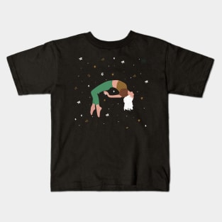 Floating in space Kids T-Shirt